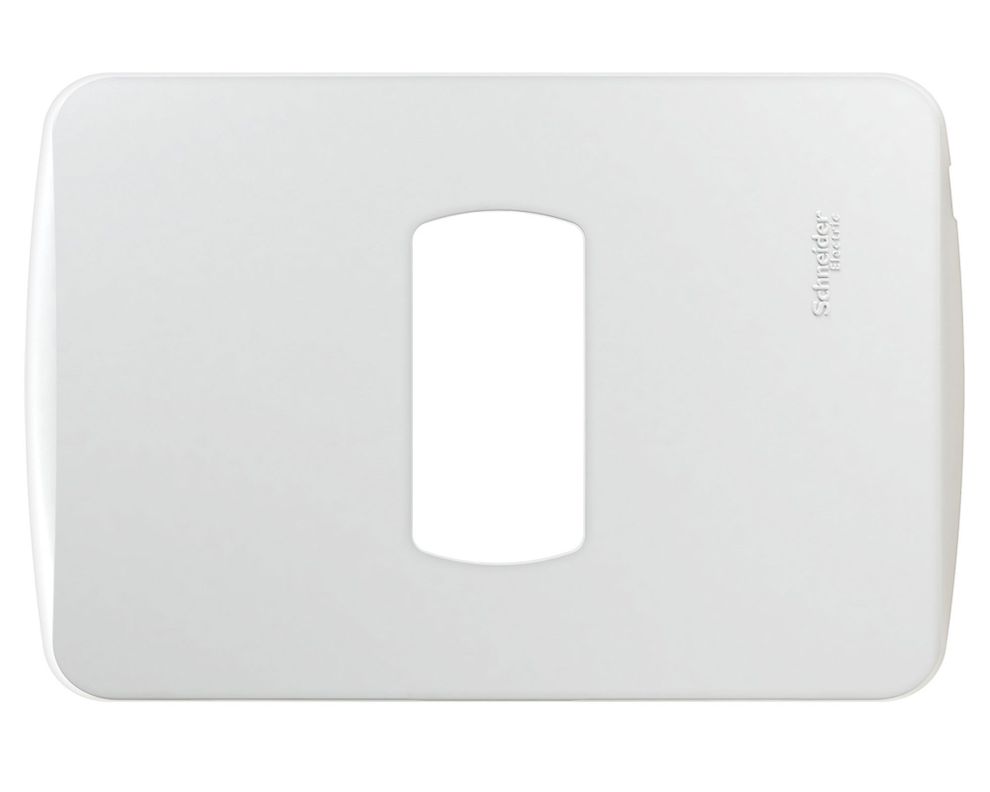 Placa 1 Módulo Miluz blanco Schneider-0