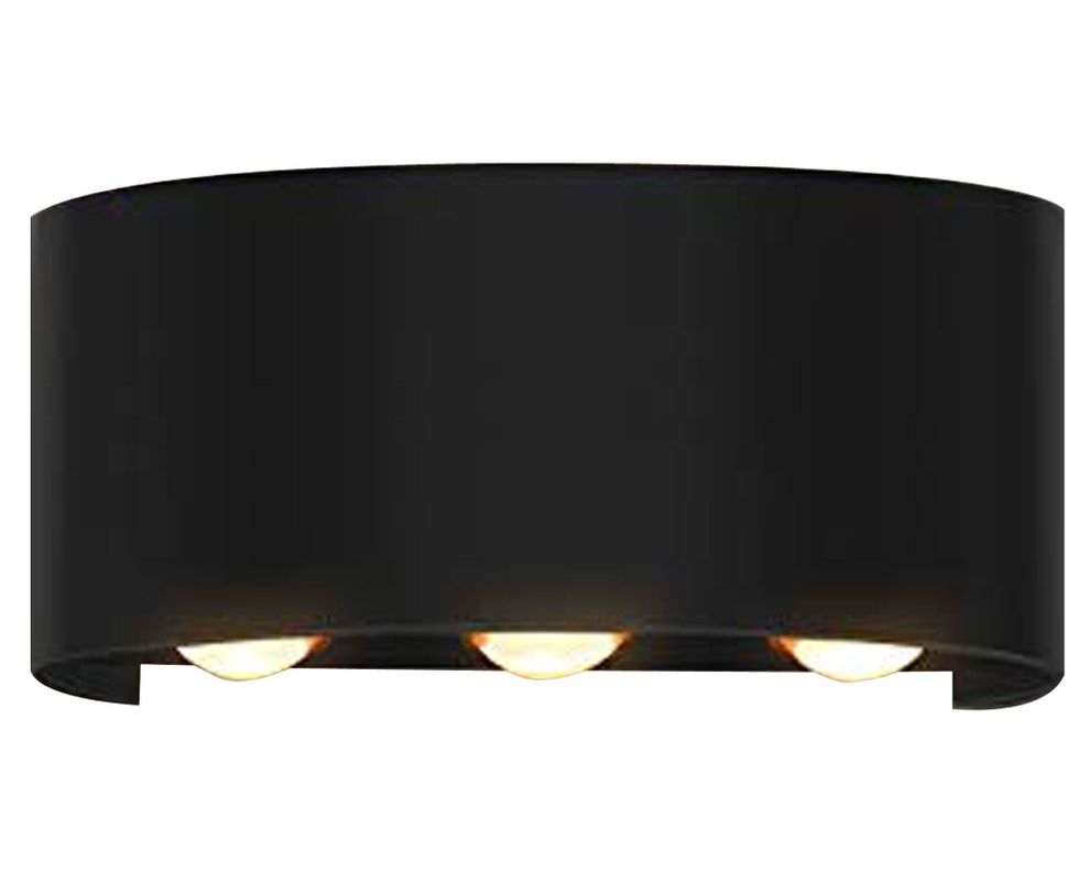 Aplique LED 6L luz cálida negro Pro-Lighting-0