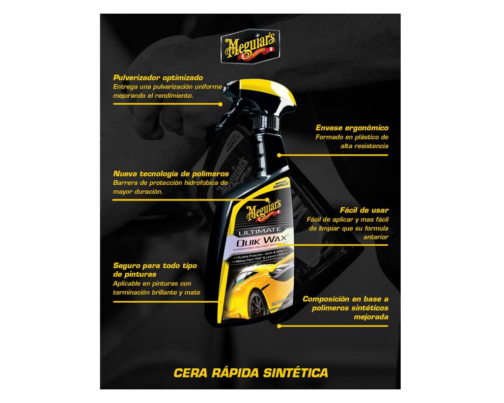 Cera rápida 473 ml Full Brillo Ultimate Meguiar's-1