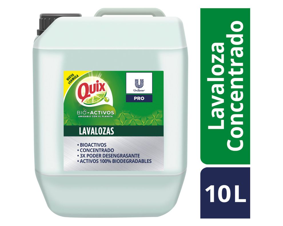 Lavaloza bidón 10 litros limón profesional Bio Activos Quix-0