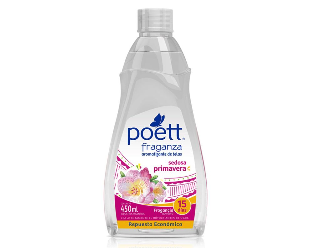 Aromatizador de ropa 450 ml Sedosa primavera Poett-1