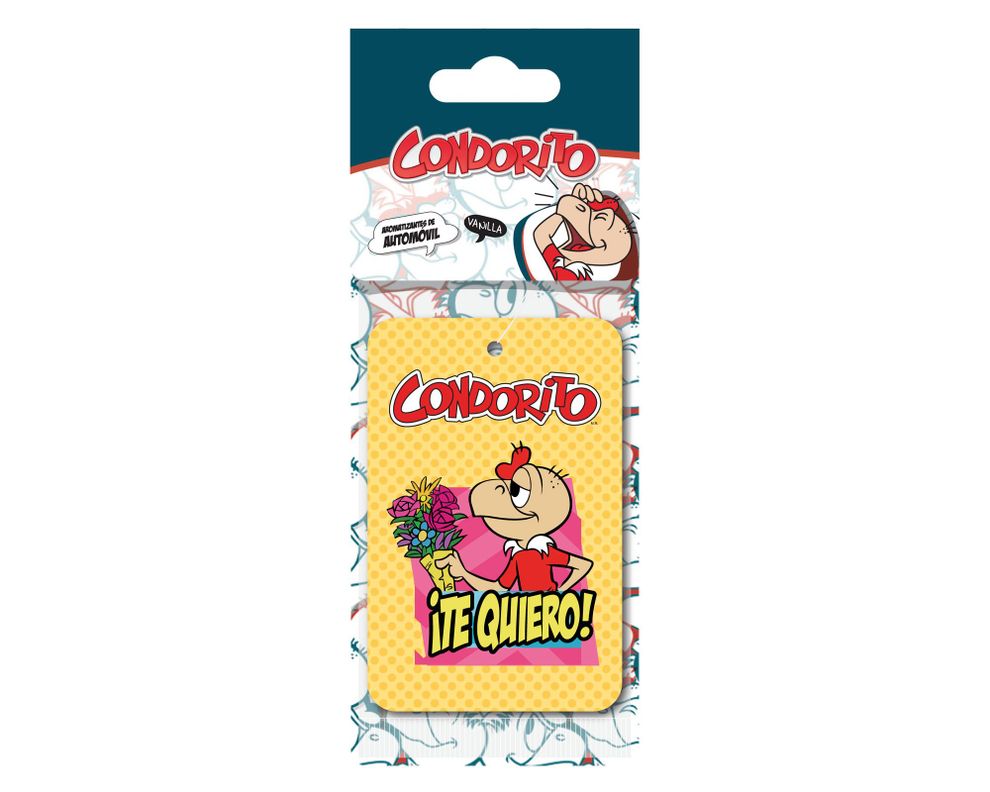 Aromatizante para auto Vainilla Condorito-0