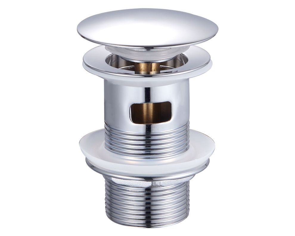 Desagüe 1 1/4'' con rebosadero cromo-0