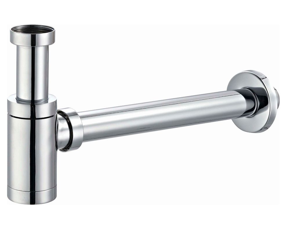 Sifón 1 1/4'' x 32 mm cromo-0