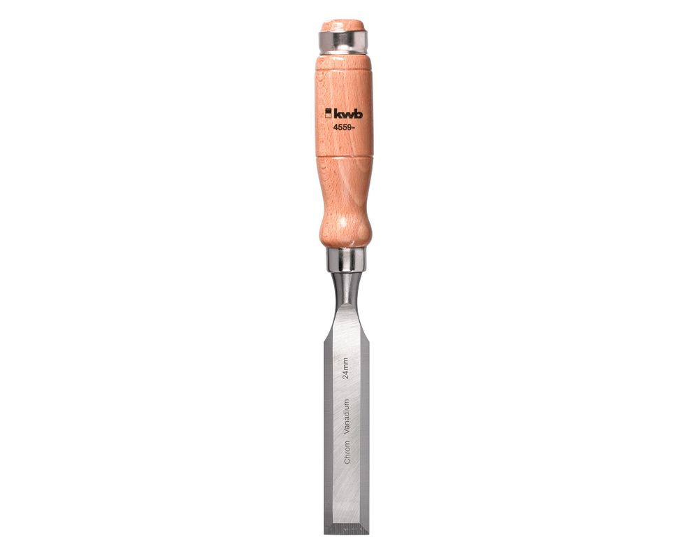 Formón carpintero mango madera 35x24 mm-0