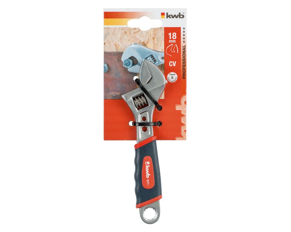 Llave francesa mango plástico 3/4"x18 mm-1