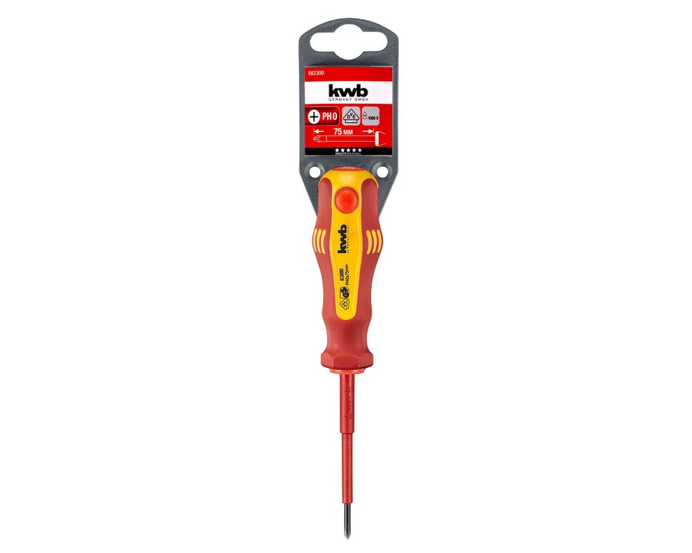 Destornillador para electricista PH0x75 mm-1