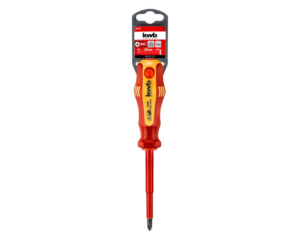 Destornillador para electricista PH2x100 mm-1