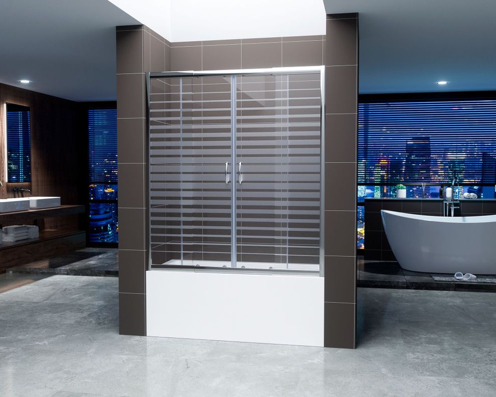 Mampara frontal 150x135-150 cm 5 mm-5