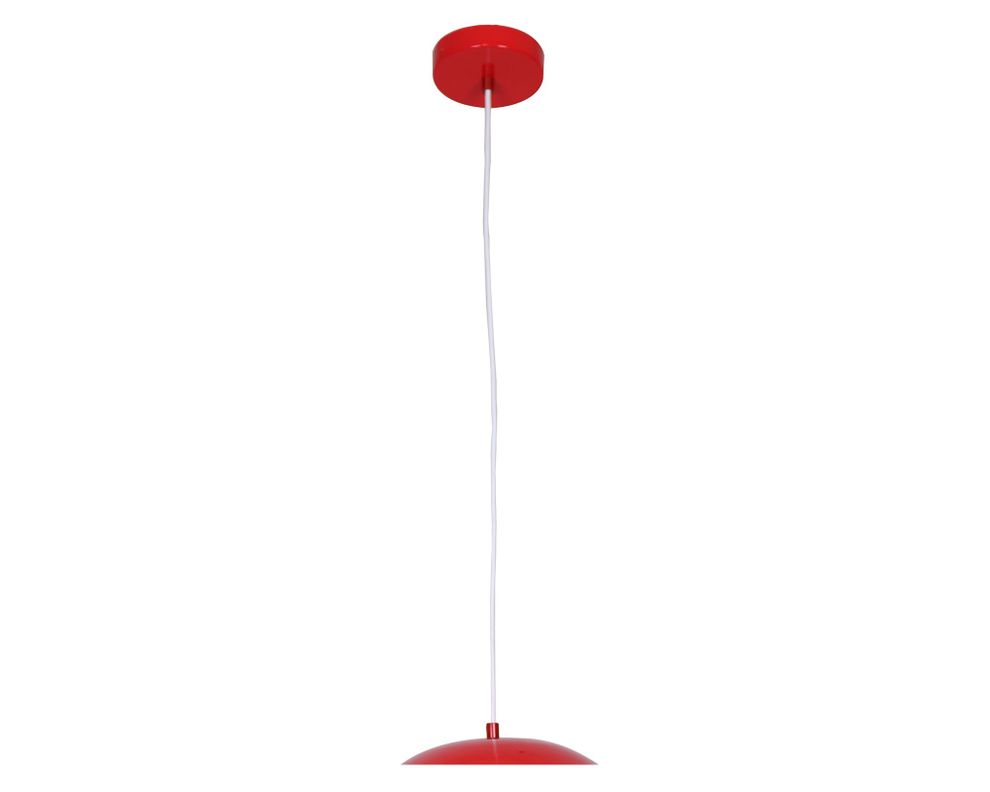 Lámpara colgar 1L E27 Liam rojo-1