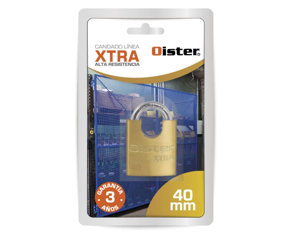 Candado interior fierro 40mm Xtra Oister-2