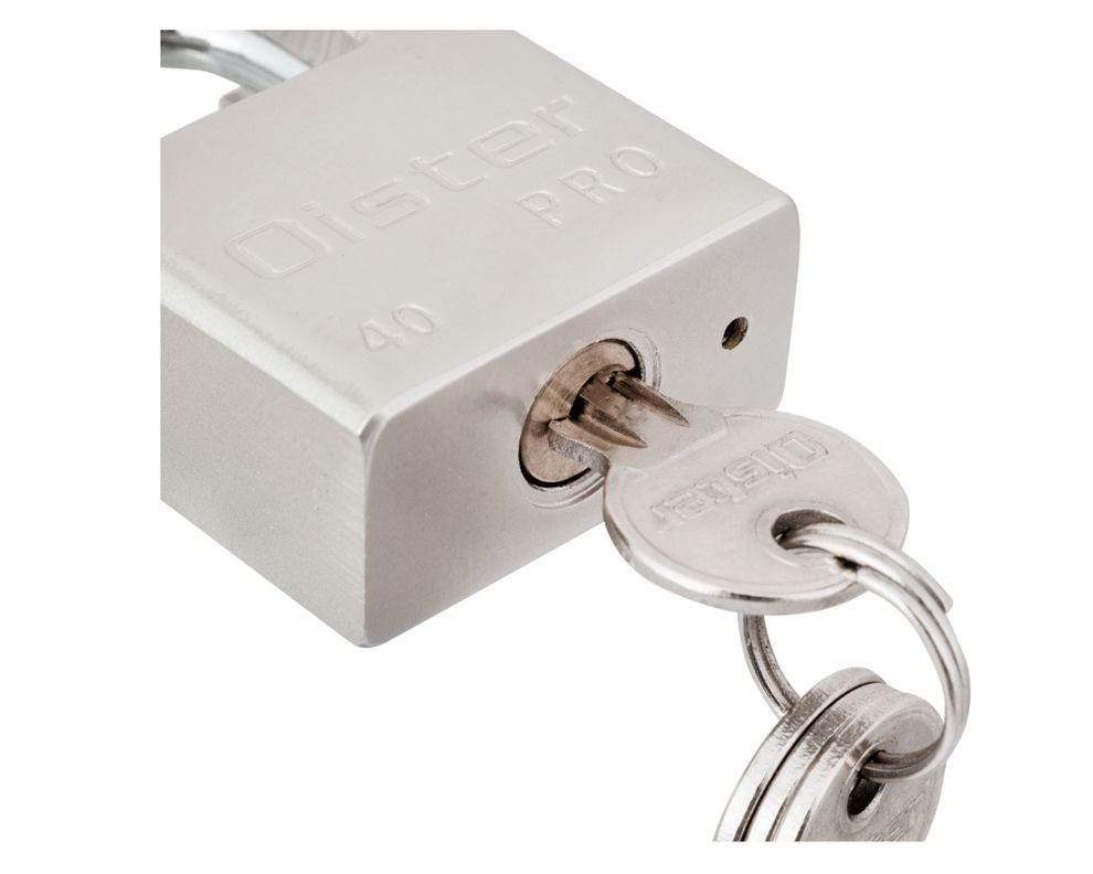 Candado seguridad exterior fierro 40mm PRO Oister-3