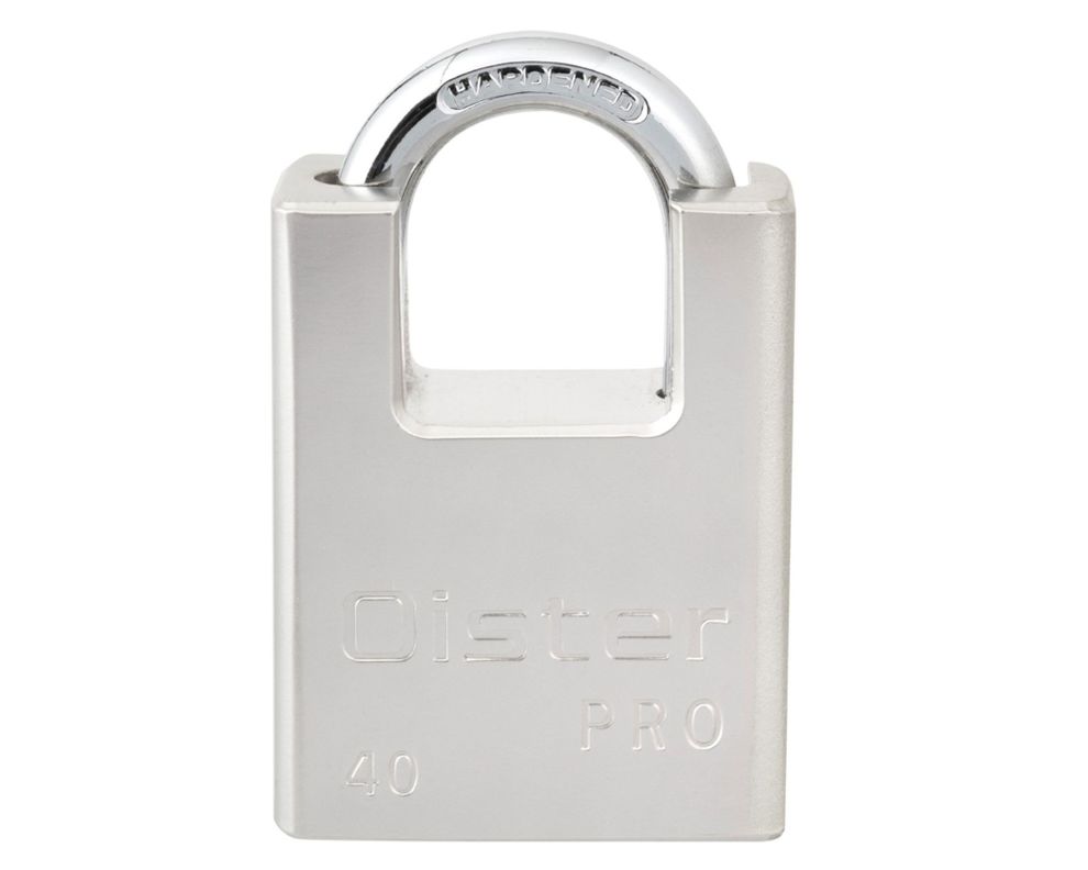 Candado seguridad exterior fierro 40mm PRO Oister-0