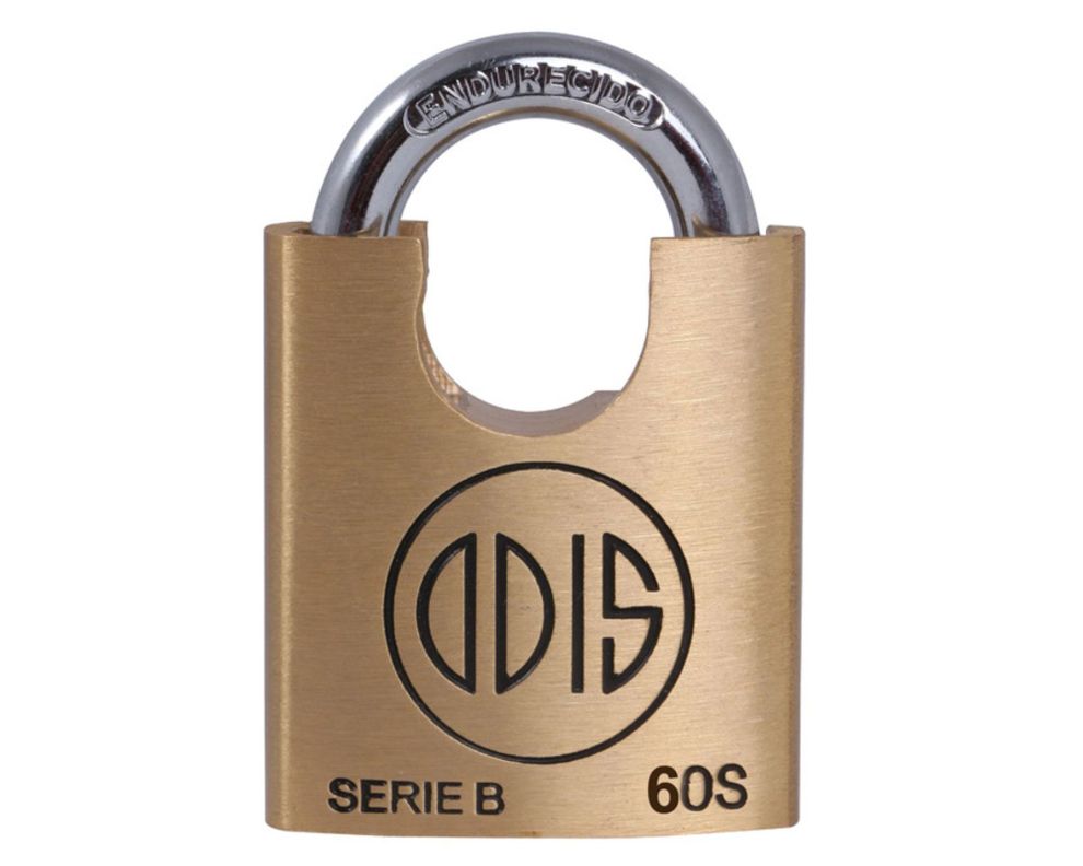 Candado seguridad exterior bronce 60mm B60S Odis-0