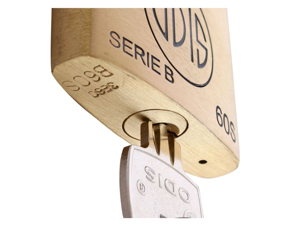 Candado seguridad exterior bronce 60mm B60S Odis-3