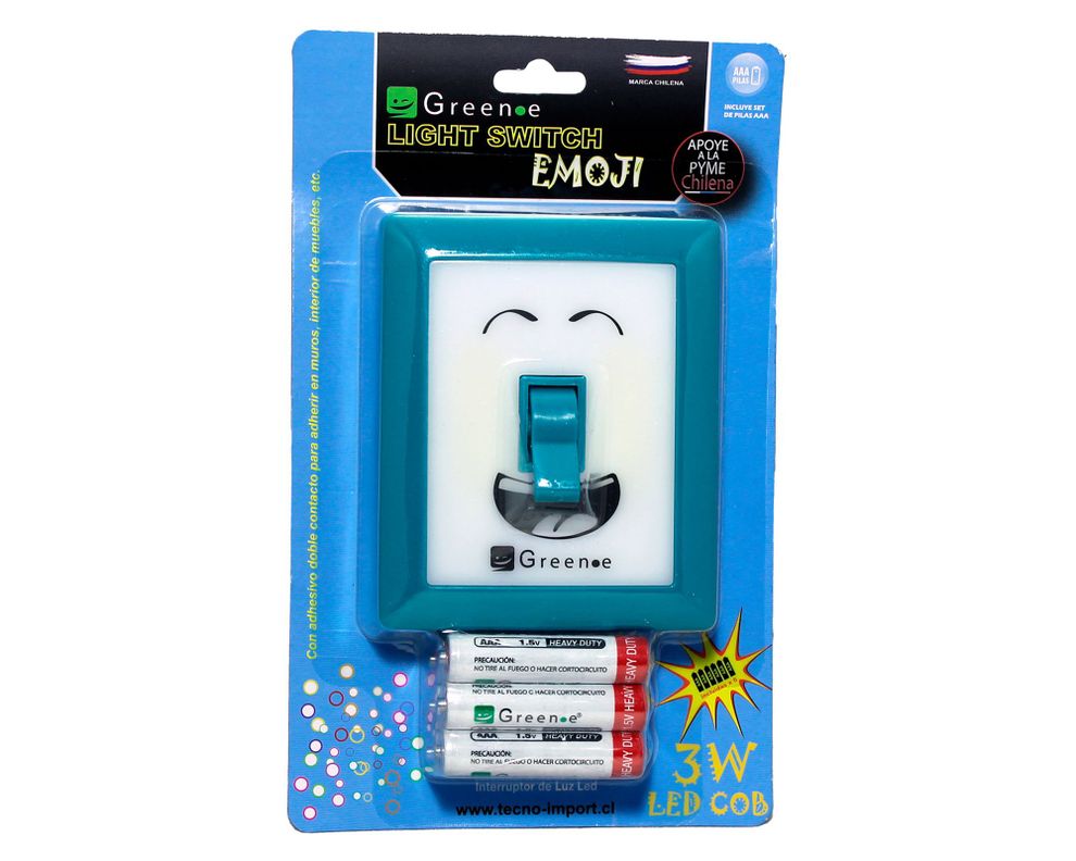 Luz LED decorativa Emoji Green-e-0