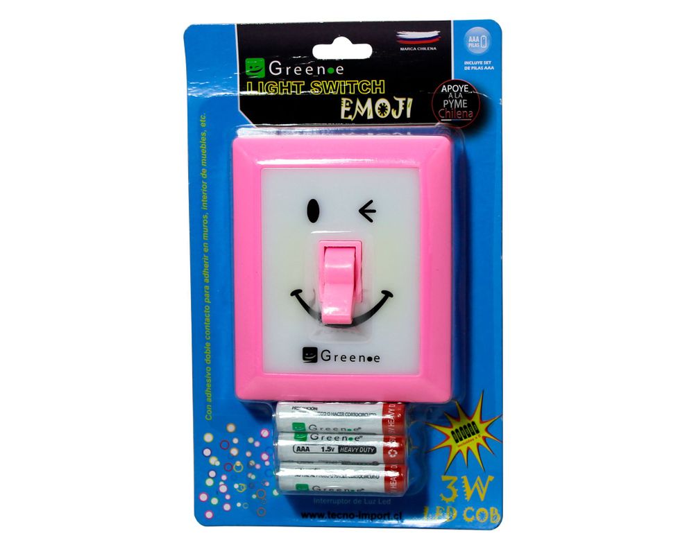 Luz LED decorativa Emoji Green-e-1