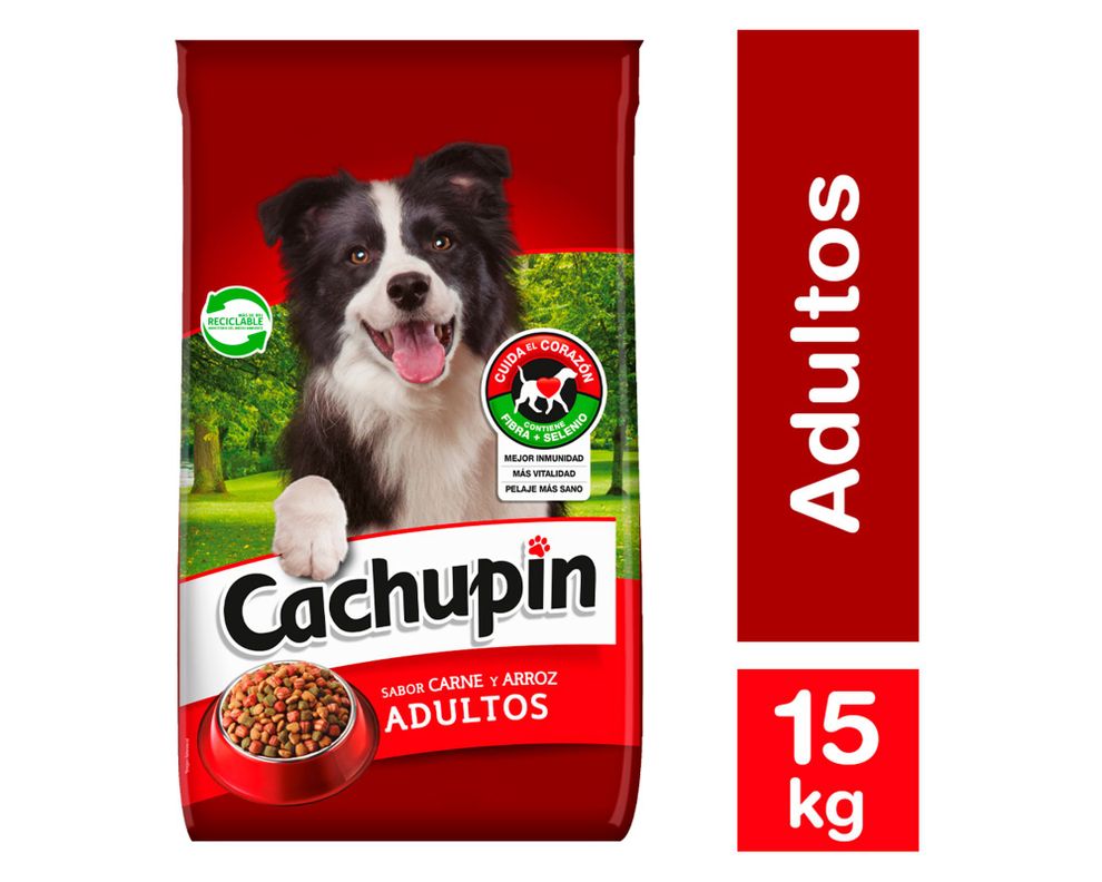 Alimento perro 15 kg adulto carne Cachupin-0