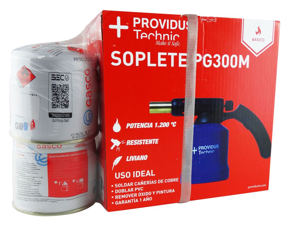 Kit Soplete PG300M + 2 gas  190g-1