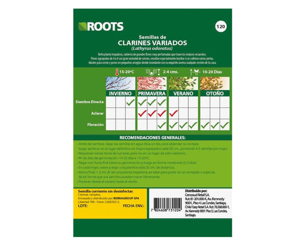Semilla de flor Clarin 2 g Roots-1