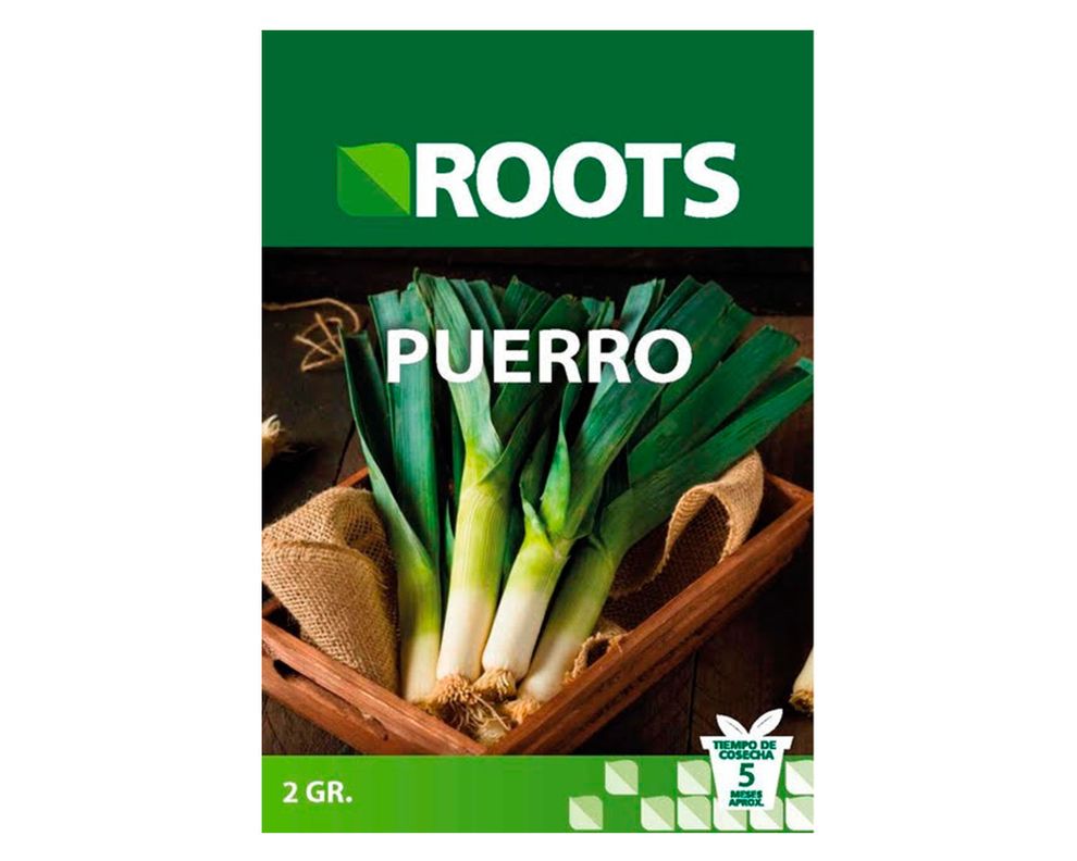 Semilla de verdura Puerro 2 g Roots-0