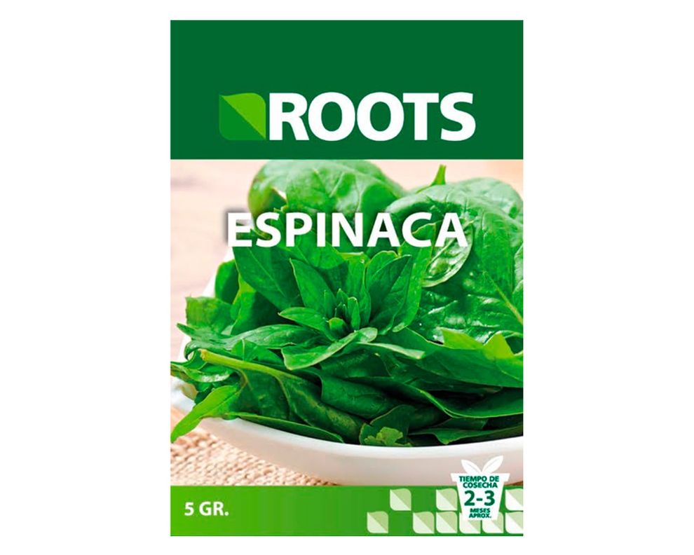 Semilla de verdura Espinaca 5 g Roots-0