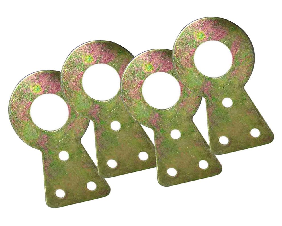 Colgador para cuadro 23x40 mm 4 unidades Redondo amarillo-0