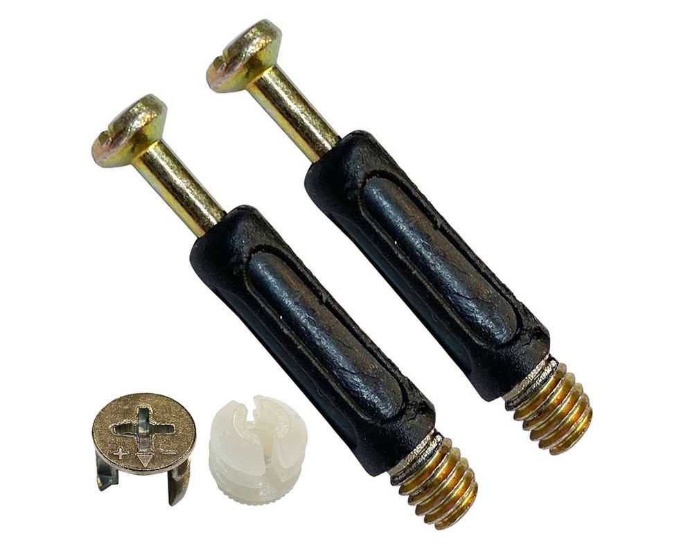 Tuerca + conector L 40 mm 2 unidades-0