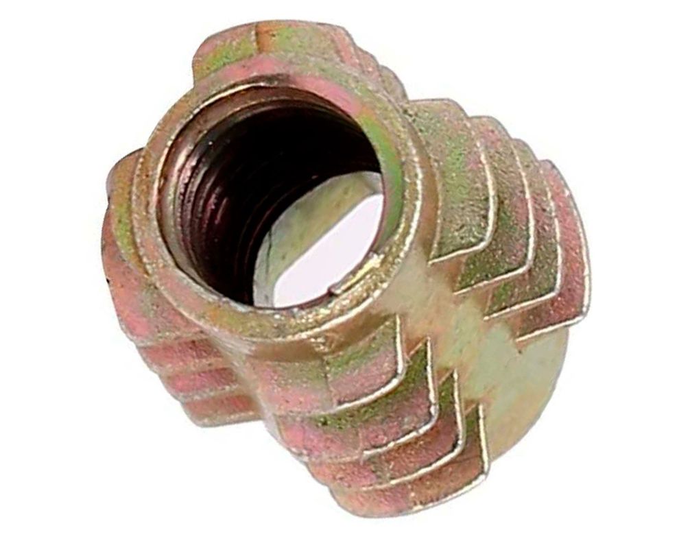Inserto madera M6 x 15 mm Iridiscente 2 unidades-1
