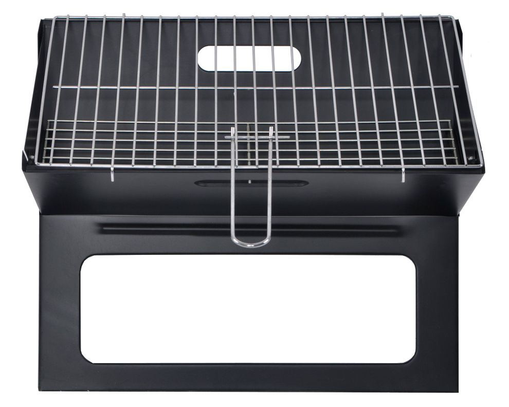 Parrilla a carbón Plegable negro