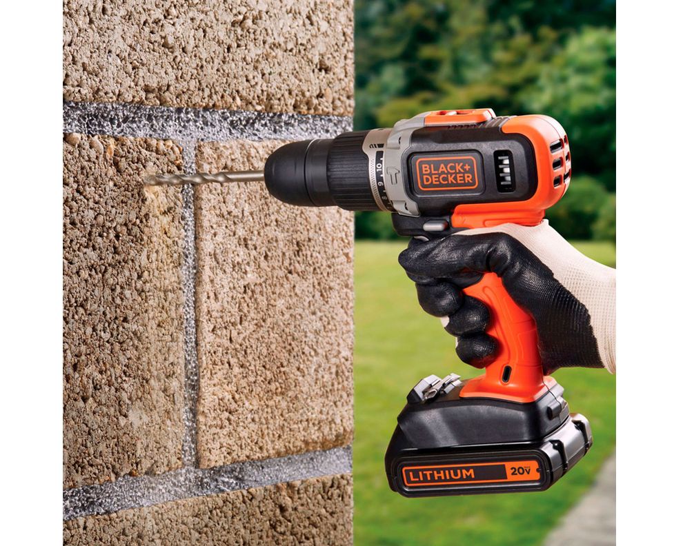 Taladro inalámbrico 10 mm 20V BCD704C1-B2-3