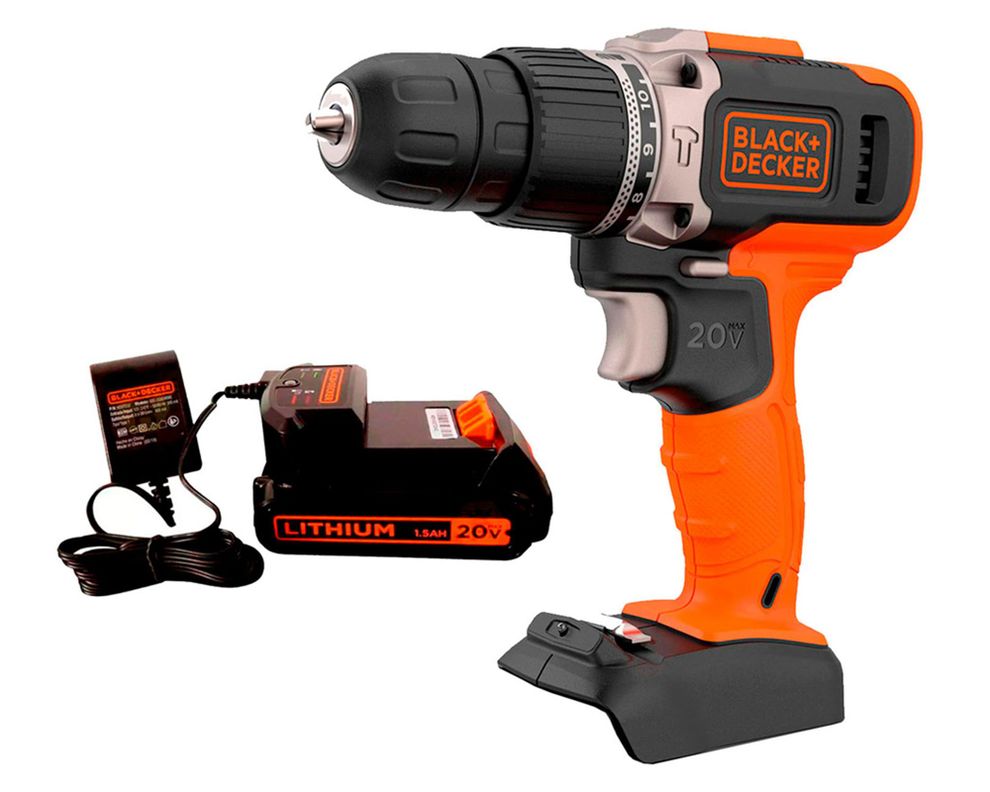 Taladro inalámbrico 10 mm 20V BCD704C1-B2-0