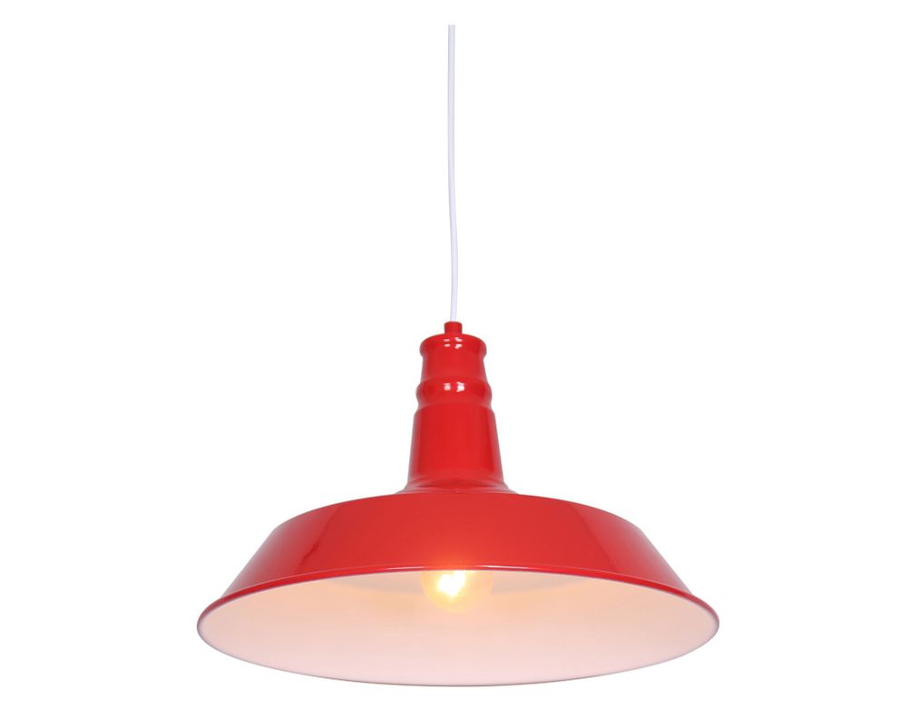 Lámpara colgar 1L E27 Alba rojo-1