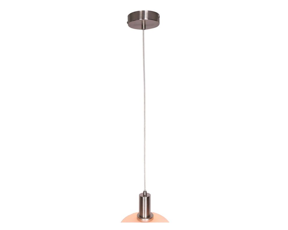 Lámpara colgar 1L E27 acero/vidrio-2