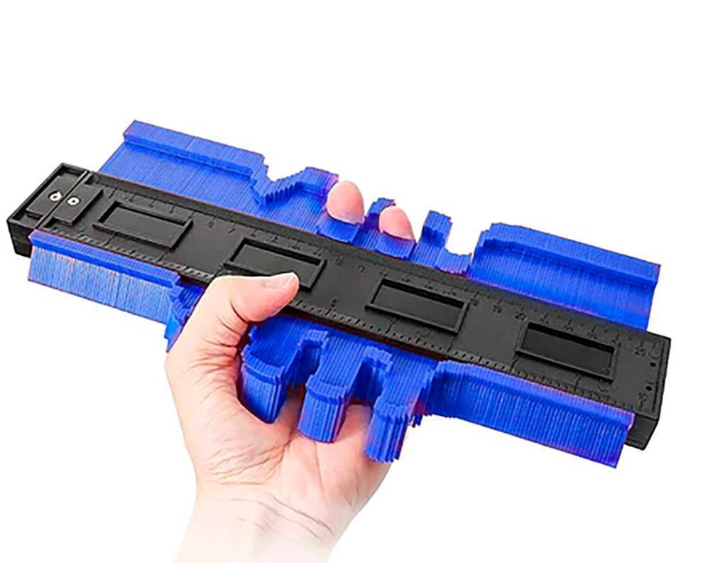 Regla de contornos 25 cm plástico-0