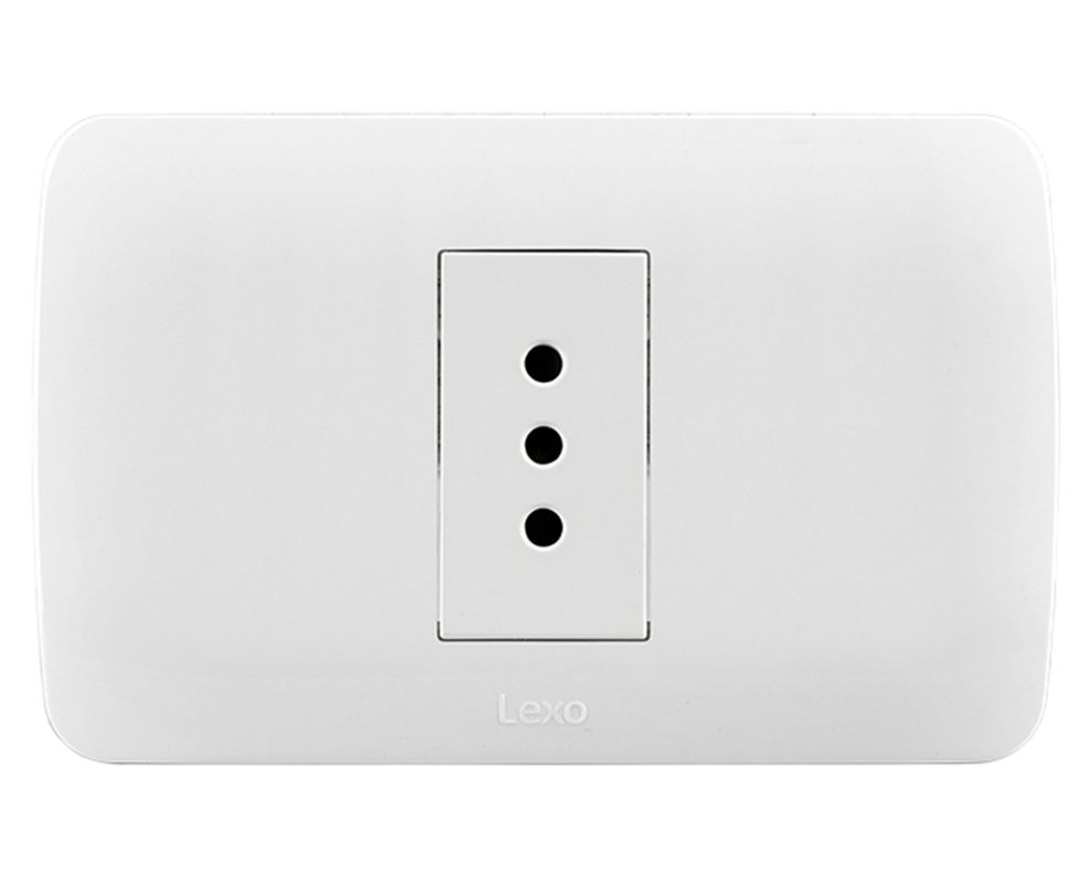 Toma corriente simple blanco 10A
