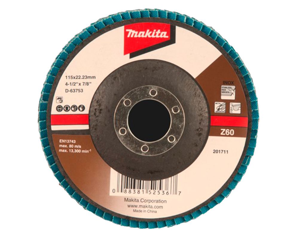 Disco traslapado 115x22 mm D-63753 G60-Z-0