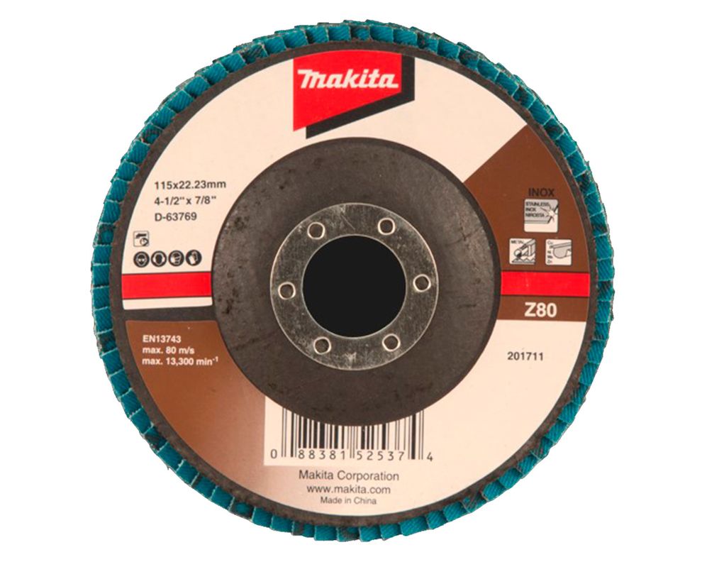 Disco traslapado 115x22 mm D-63769 G80-Z-0