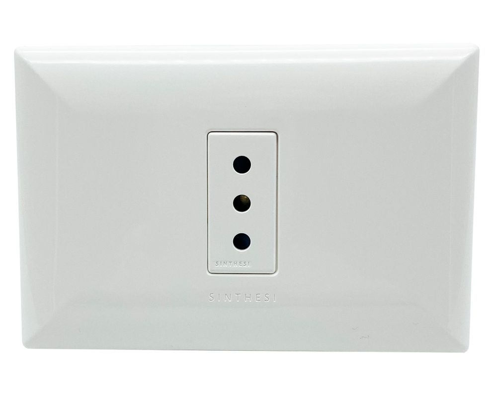 Toma corriente simple S17 10A 2500W blanco-0