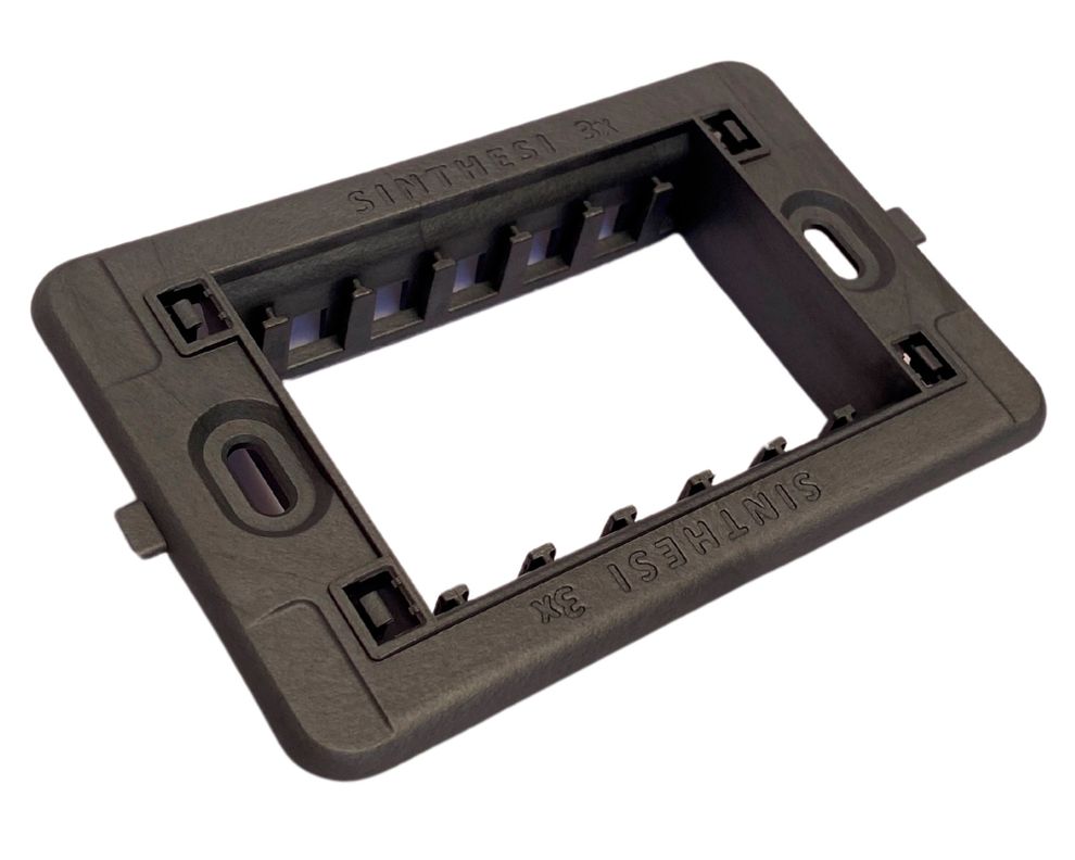 Toma corriente triple S32 10A 2500W noir mate-1