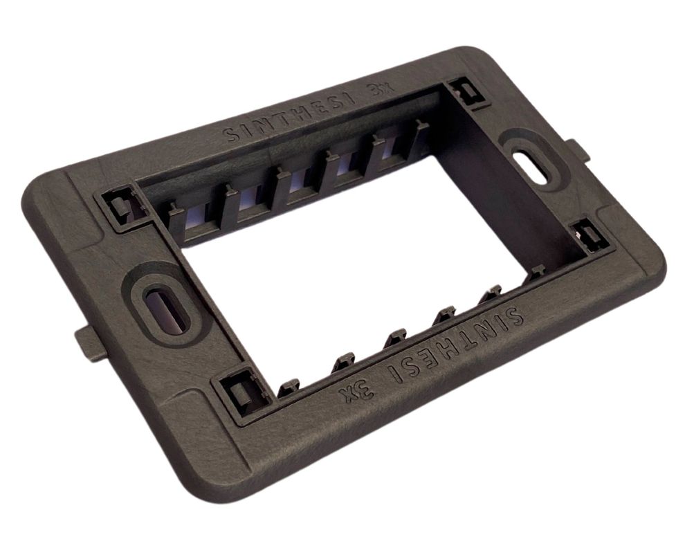 Toma corriente triple S32 10A 2500W grey mate-1