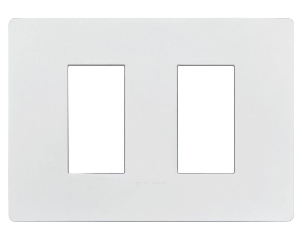 Tapa doble S33 blanco mate-0