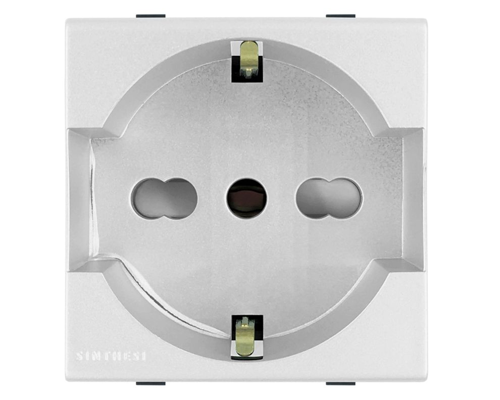 Toma corriente schuko S44 16A 4000W magnesio-0