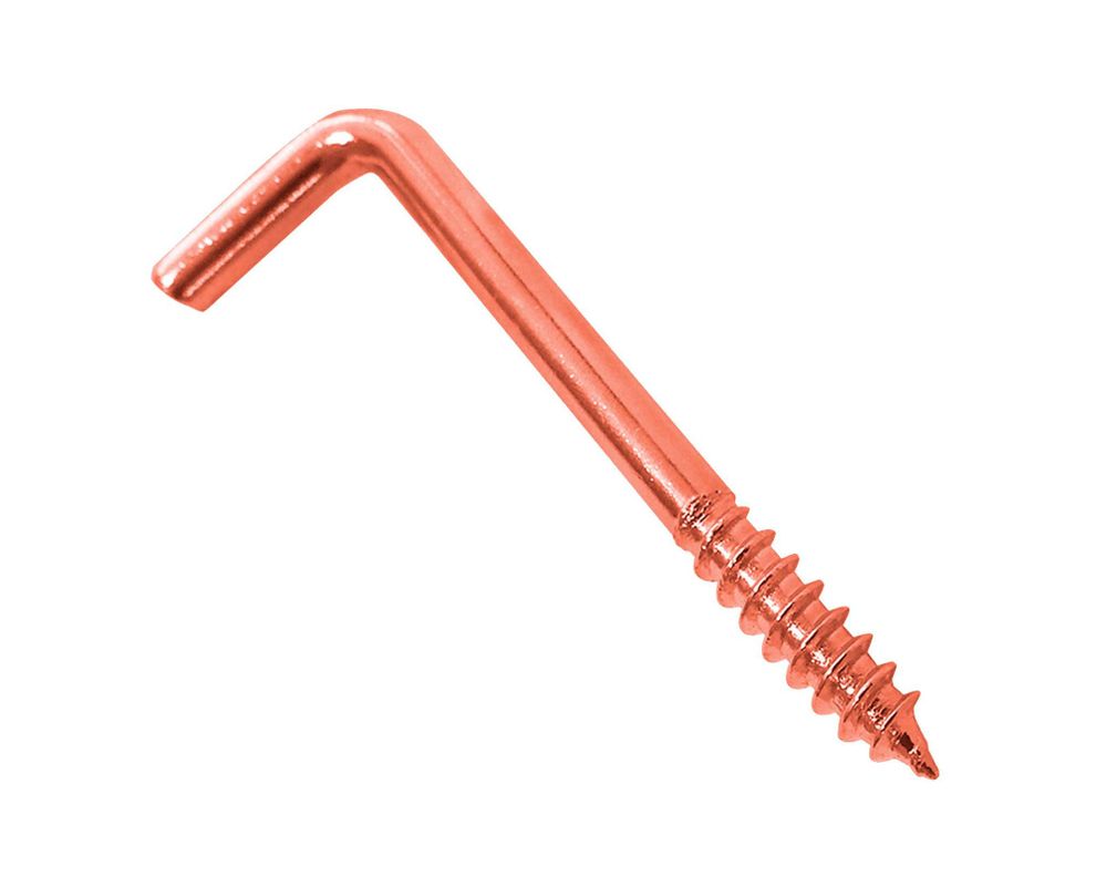 Tornillo escuadra 3.3x 1 1/2'' cobrizado 5 unidades-1