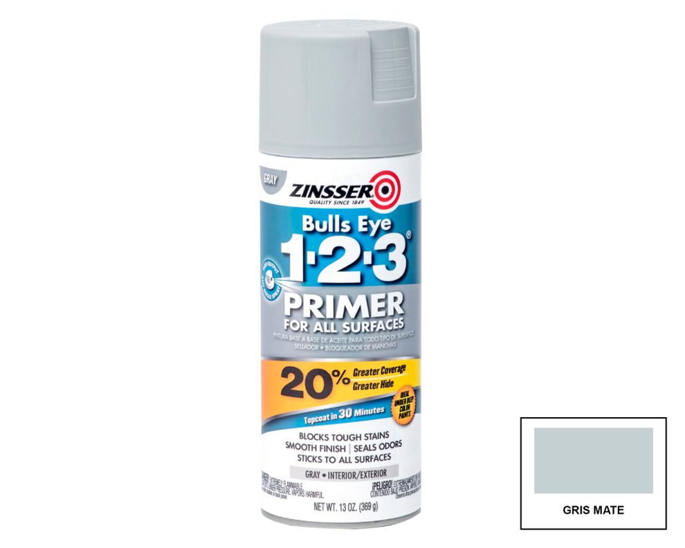 Spray imprimante zinsser 123 primer gris Zinsser-0