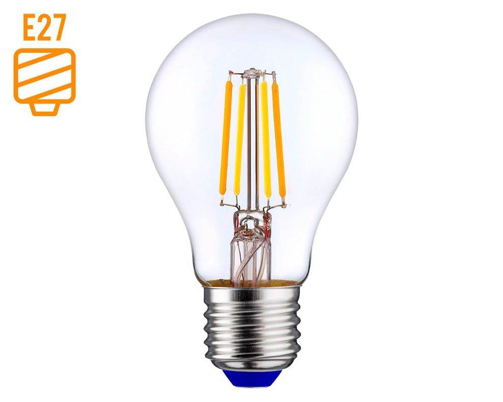 Ampolleta LED 6W E27 luz neutra Filamento-0