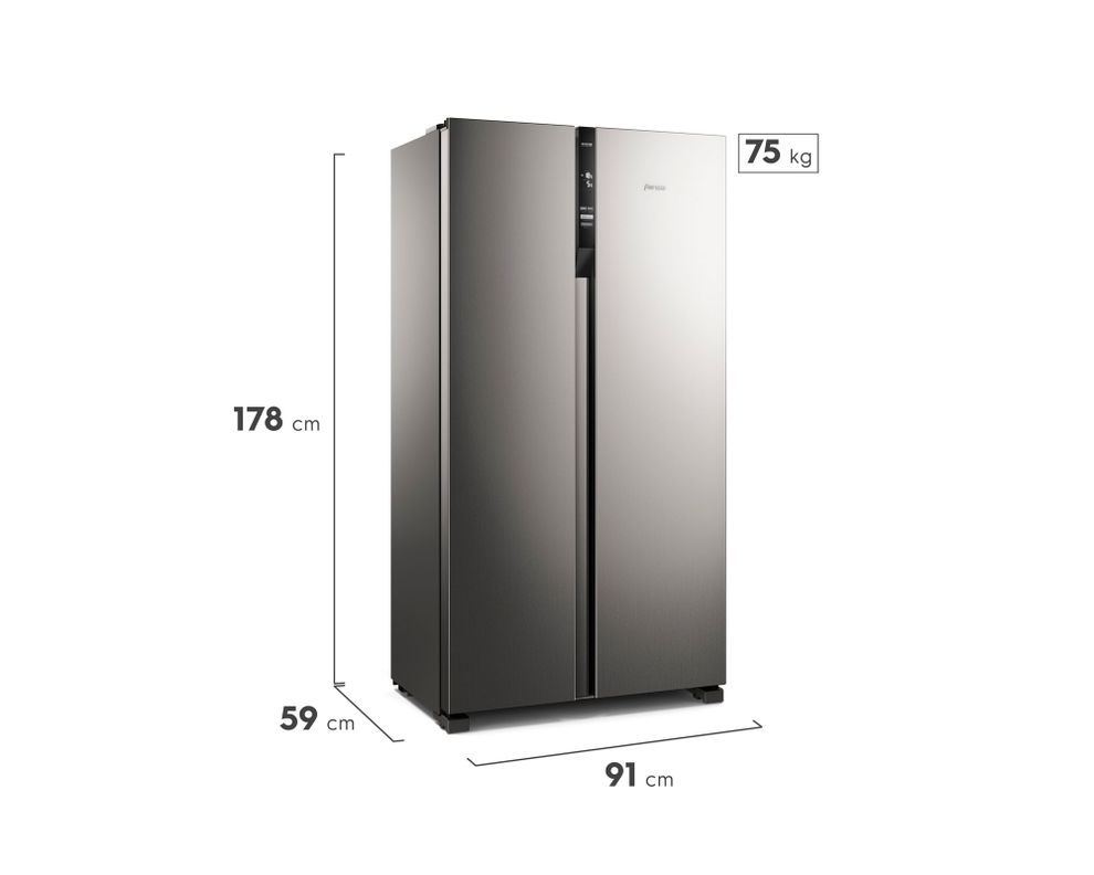 Refrigerador Side by side no frost 436 litros SFX440 inox-6