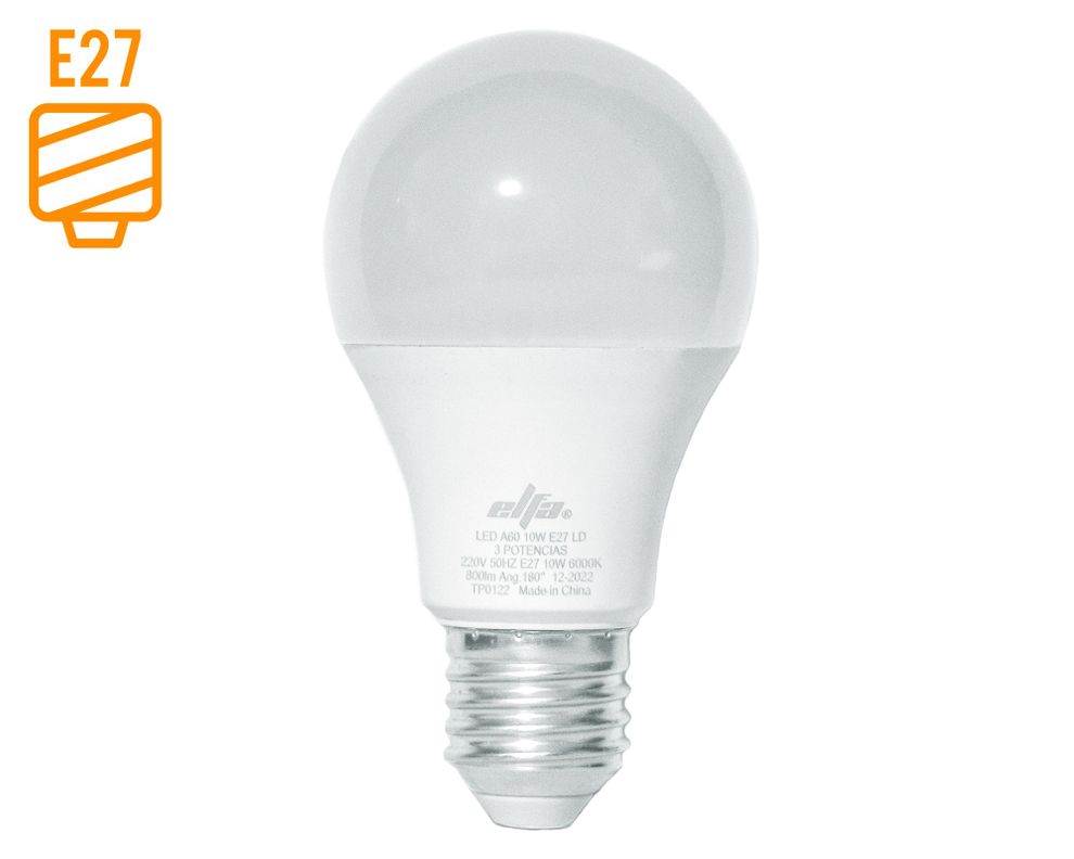 Ampolleta Led 10W E27 día blanco-0