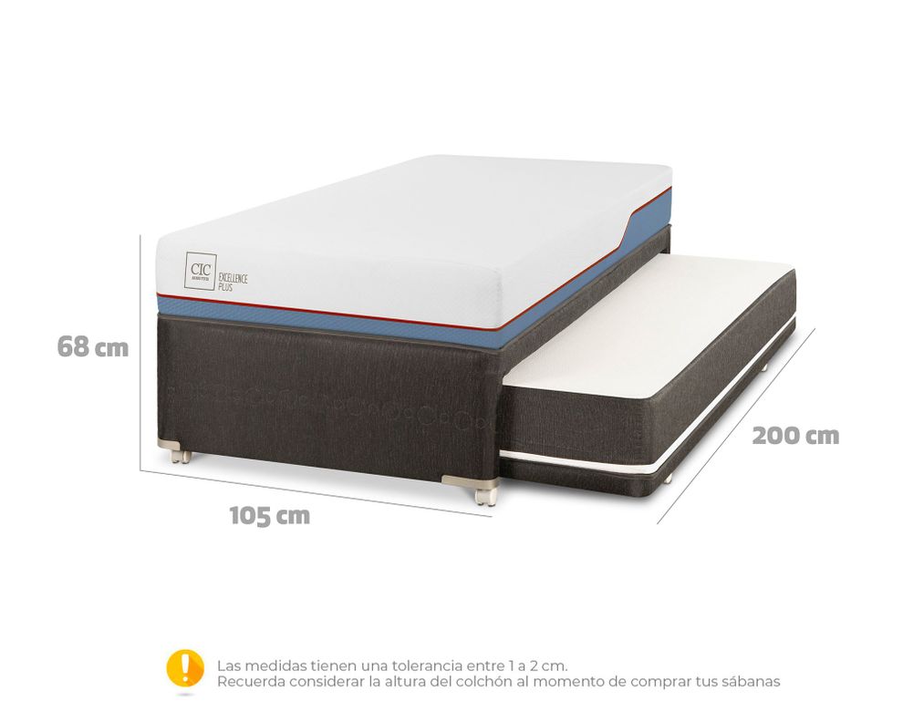 Diván Excellence Plus 1.5 plazas-5