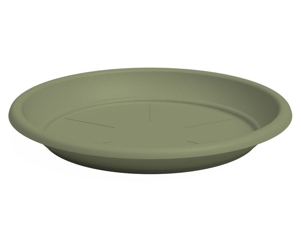 Plato plástico 18 cm Capri eucaliptus-0